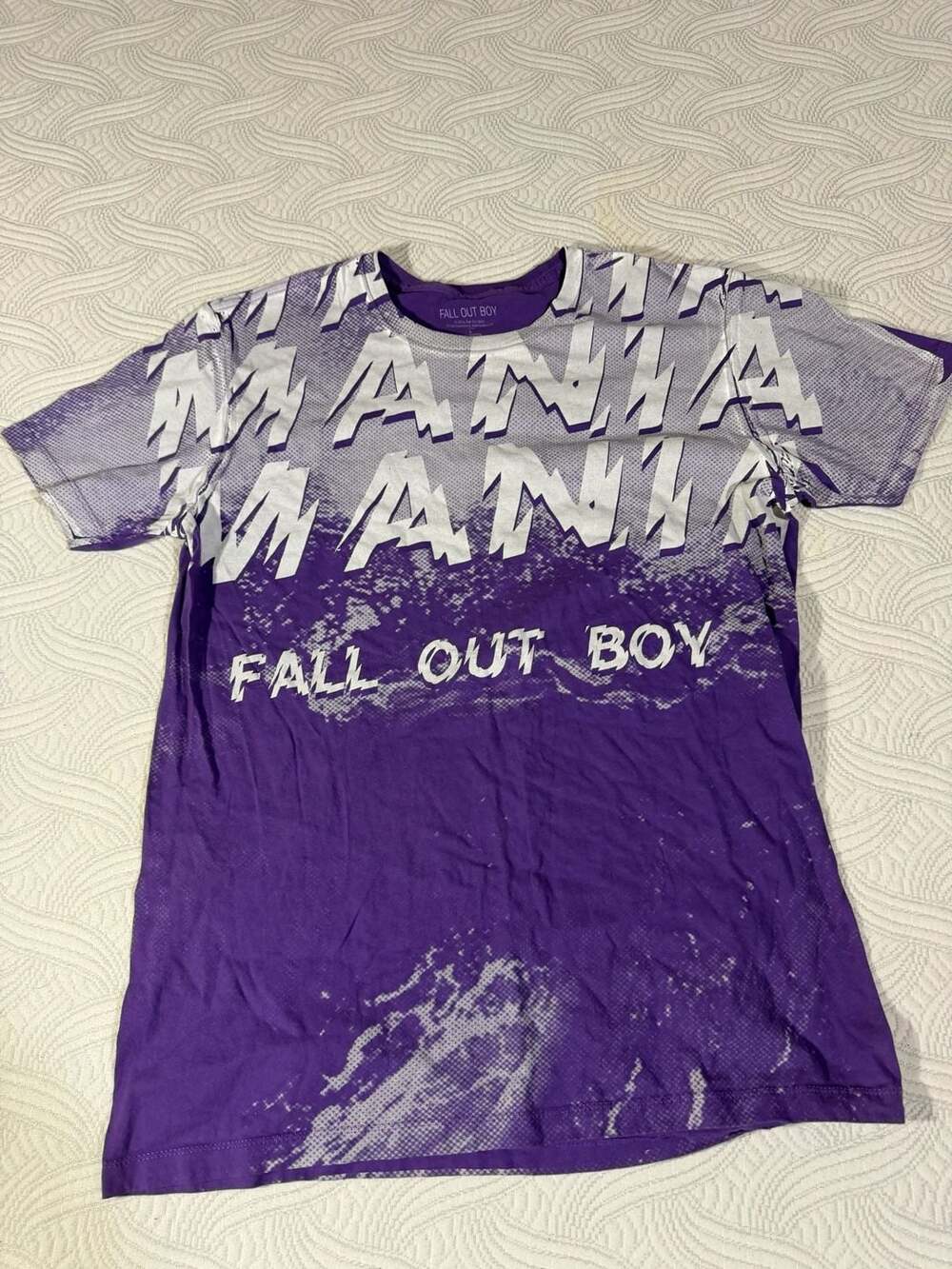 Fall Out Boy 2018 MANIA Tour Purple Graphic T-Shirt